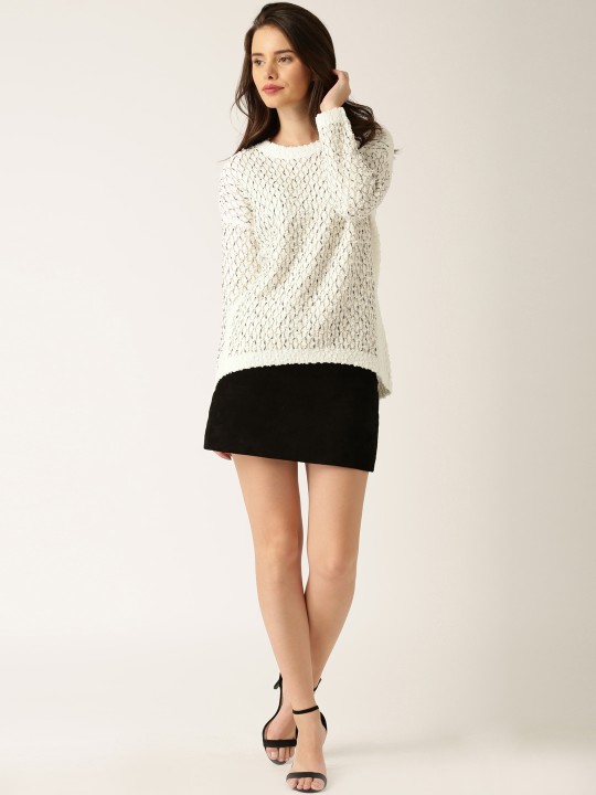 Buy Off-White Boucle-Knit Sweater XL Online at desertcart UAE