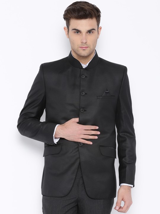 Black Regular Fit Blazer 38