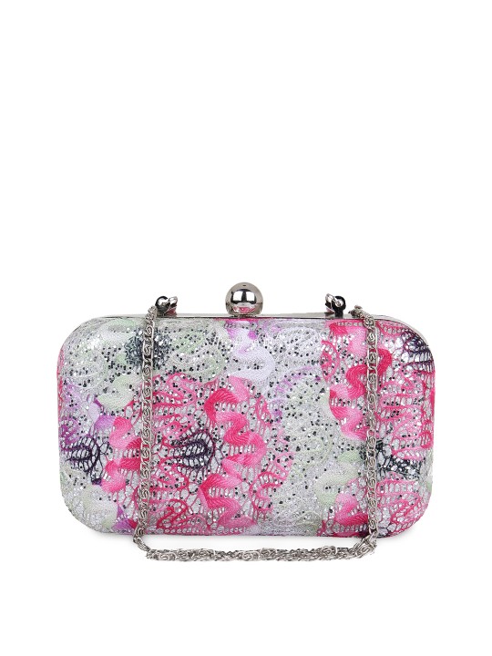 Multicoloured Shimmery Clutch