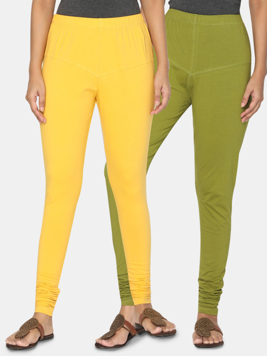 Women Pack of 2 Churidar Leggings