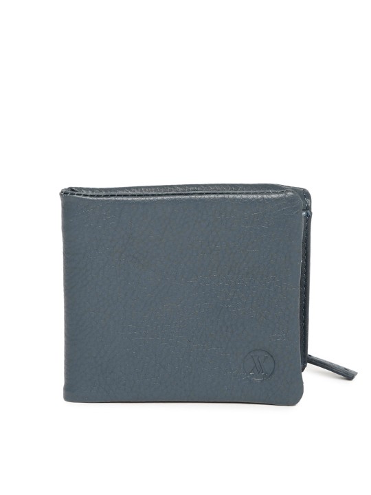 Men Blue Leather Wallet