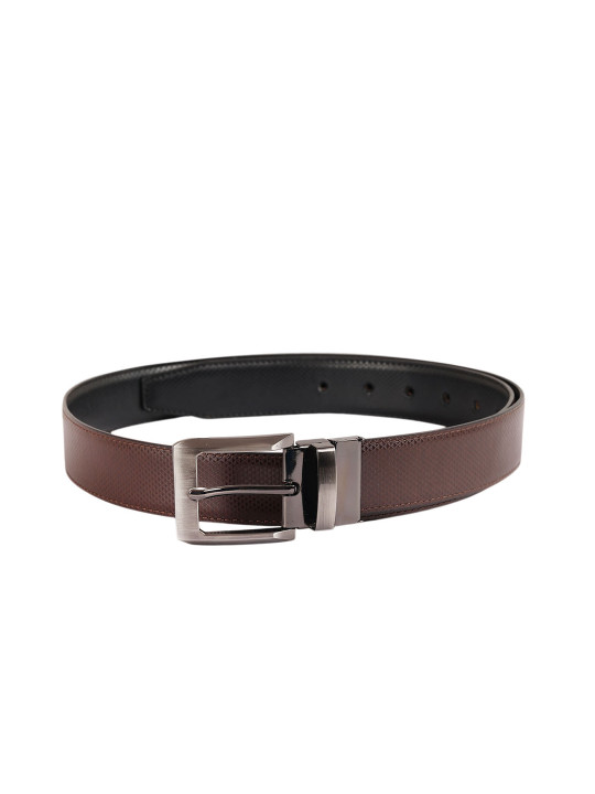 men reversible textured belt