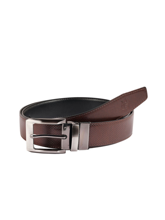 men reversible textured belt