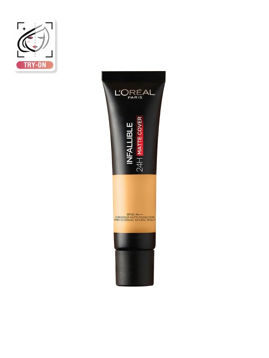 Loreal Paris Infallible 24H Matte Cover SPF20 PA+++ Longwear Foundation-Caramel Sand 253