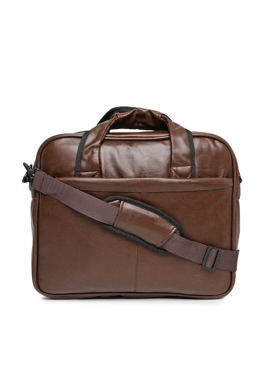 Unisex Brown Laptop Bag
