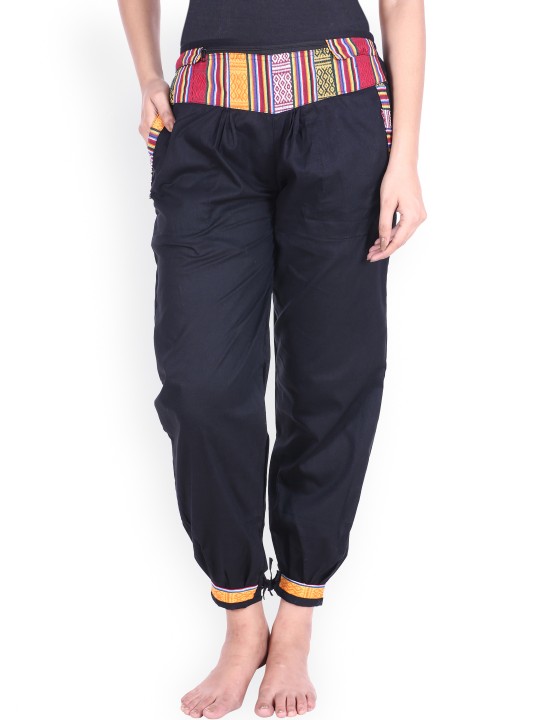 Navy Cuffed Trousers