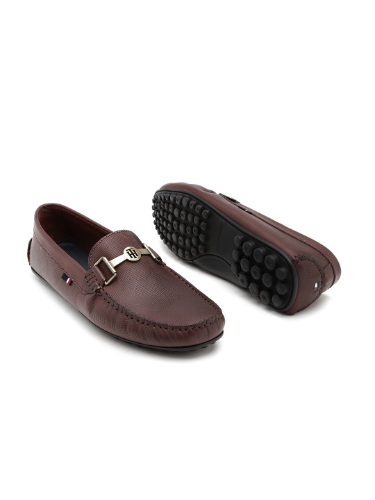 tommy hilfiger leather loafers