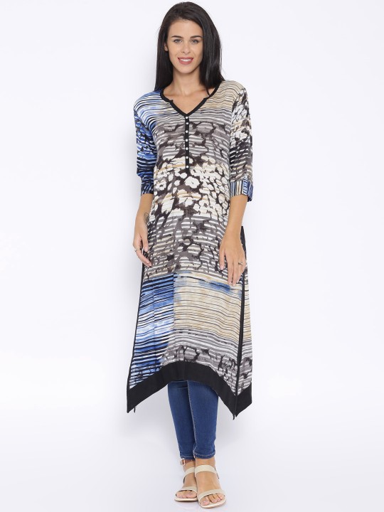 Multicoloured Printed Kurta XS