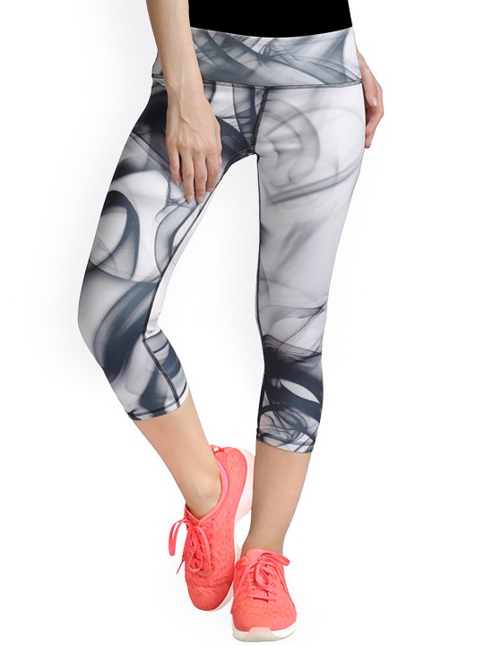 Black & White Printed Tights S