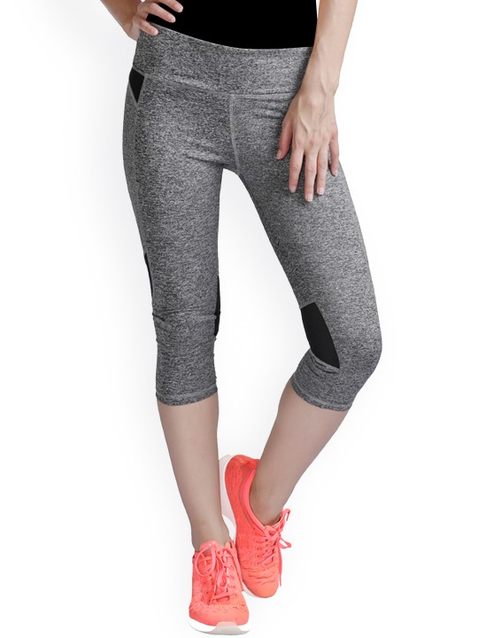 Grey Melange Tights S