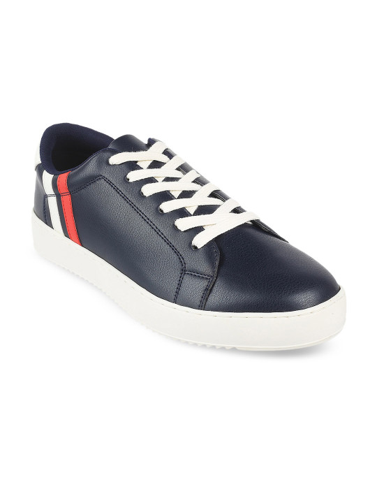 WBNY Men vy Blue Textured Sneakers