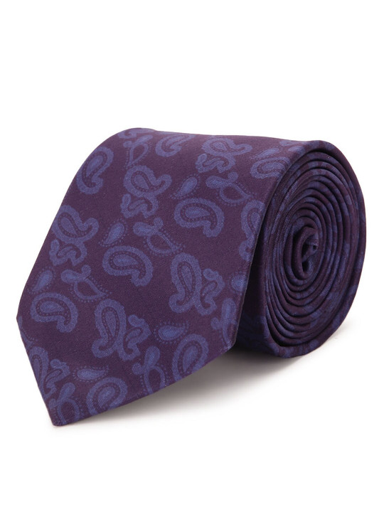 Tossido Men Purple Printed Broad Tie