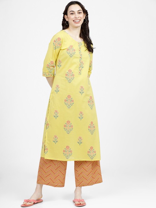 Upto 80% off Vishudh Women Kurta with Palazzos