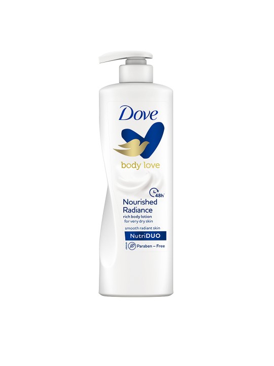 Dove Body Love Nourished Radiance Body Lotion Paraben Free 400 ml