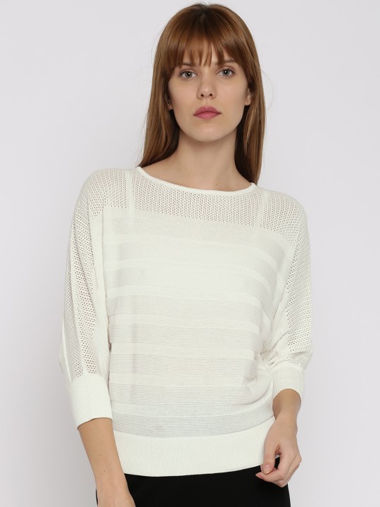 Women White Sweater XS