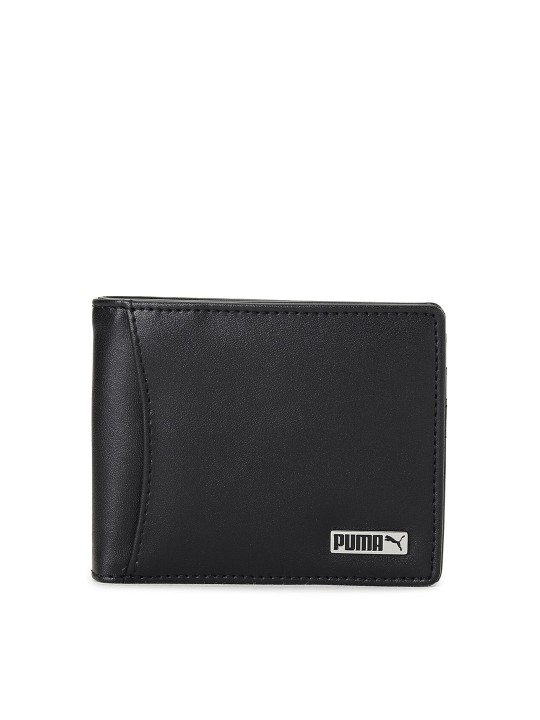 Men Black Two Fold Core Wallet deal from myntra