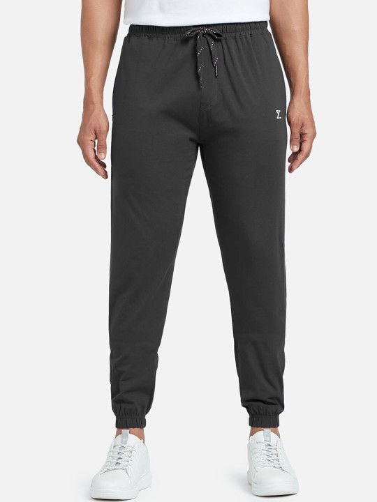 XYXX Men Grey Solid Regular Joggers