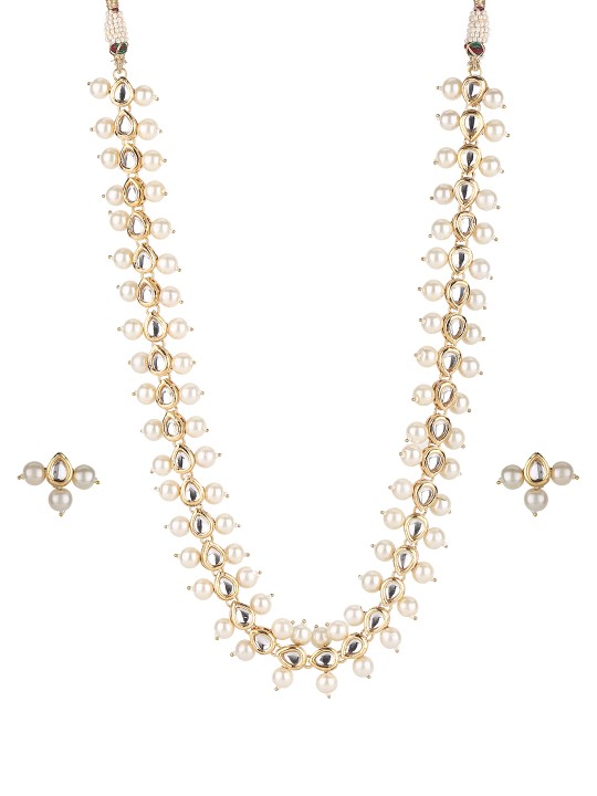 Gold-Plated Embellished Jewellery Set