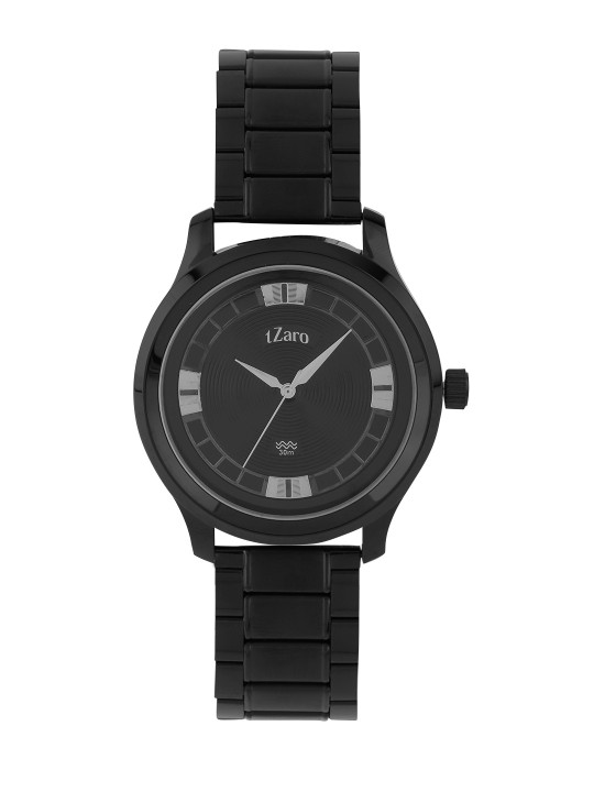 Men Black Textured Dial Watch ZMTFORRCDBLK