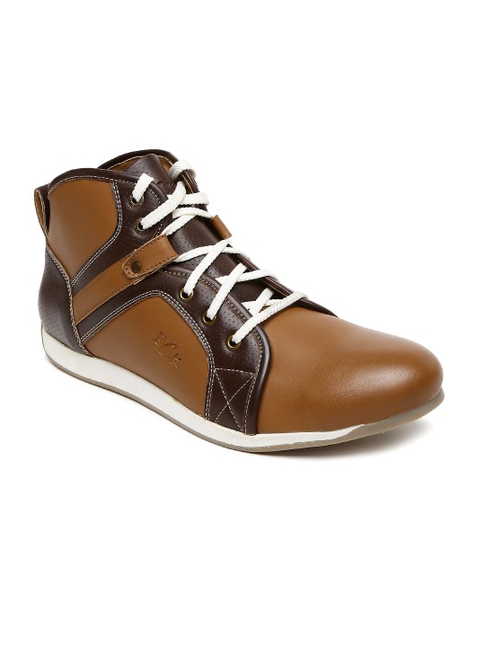 Men Tan Brown Colourblocked Tresco Sneakers 6