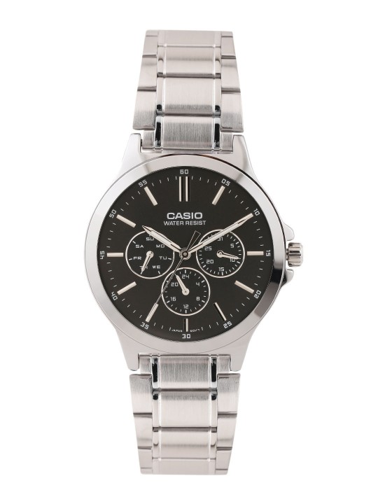 Casio Enticer Men Black Multi-Dial Watch MTP-V300D-1AUDF(A1173)