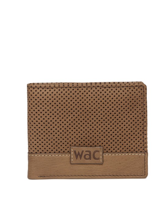Men Brown Self-Designed Wallet