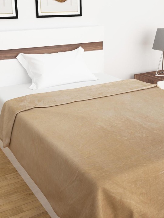 Home Centre Brown Summer 210 GSM Single Bed Comforter