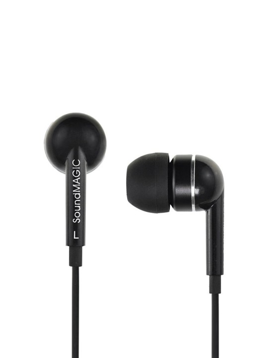 SoundMagic Black Earphones With Mic SM-ES19S