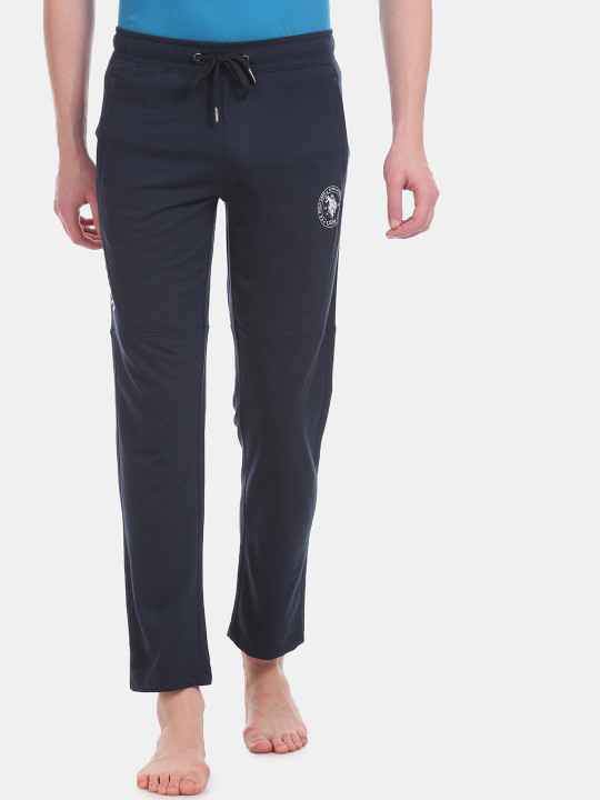 U.S. Polo Assn. Men Navy Blue Printed Lounge Pants