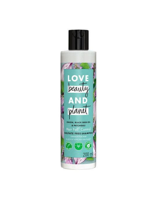 Love Beauty & Planet Anti-Hairfall Onion, Black Seed Oil & Patchouli Shampoo - 200ml