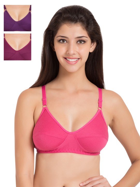 Buy Pack of 3 Full-Coverage Bras SLY935 34D Online at desertcartBurundi