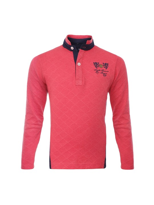 Pink T-shirt with Woven Design 3-4Y -  949