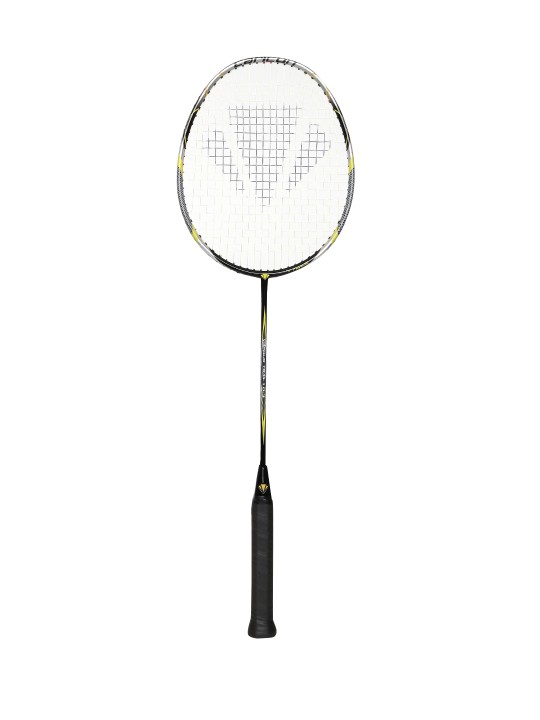 Unisex Black & Grey Vapour Trail 10.3 Strung Printed Badminton Racquet