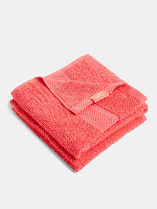 Jockey Pack Of 2 Cotton Terry Ultrasoft and Durable Solid Hand Towel-T201