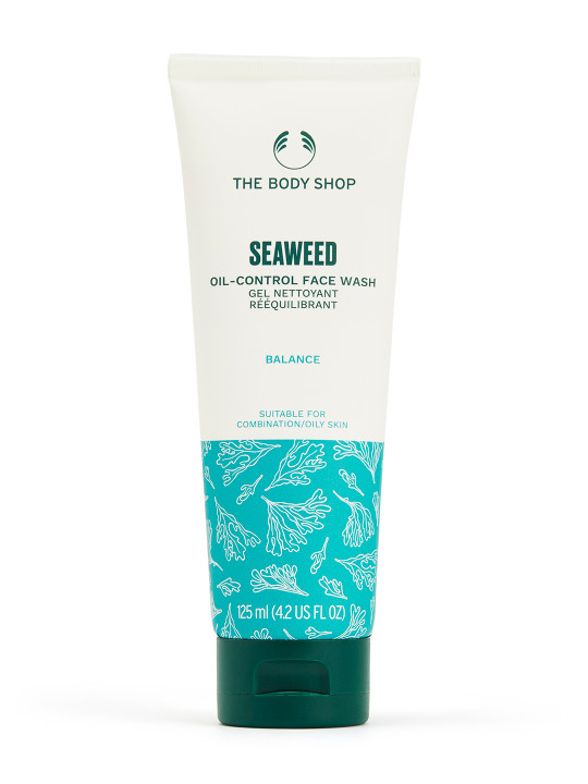 THE BODY SHOP Seaweed Cleansing Gel Face Wash for Oily-Combination Skin 125 ml