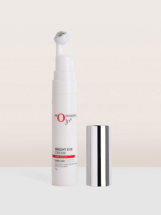 O3+ Bright Under Eye Circle Cream with Massage Rolle