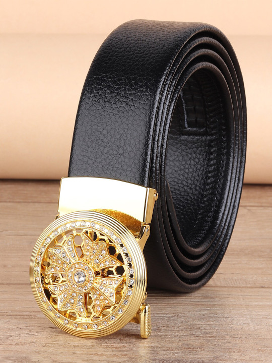 ZORO Men Black PU Belt