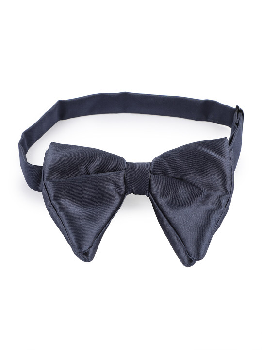 Alvaro Castagnino Men Grey Solid Bow Tie