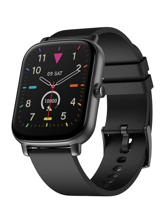 Noise Black ColorFit Icon Buzz Bluetooth Calling Smart Watch with Voice Assistance