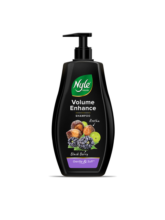 Nyle Volume Enhance Anti-Hairfall Shampoo with Reetha & Blackberry - 400ml