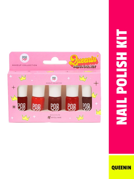 Myglamm POPxo Makeup Collection -Mini Nail Kit-Queenin’ – 15ml