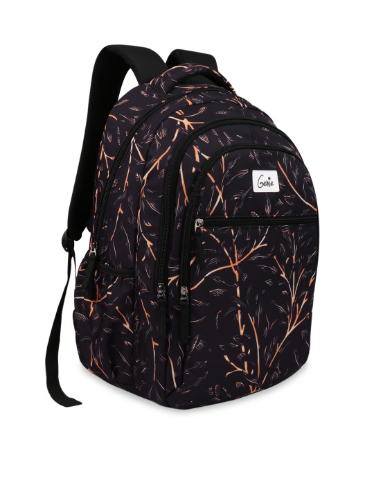 unisex graphic printed large laptop backpack-36l