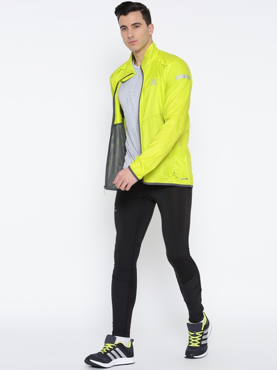 Buy Fluorescent Green Agile Active Fit Windcheater M Online at desertcartINDIA
