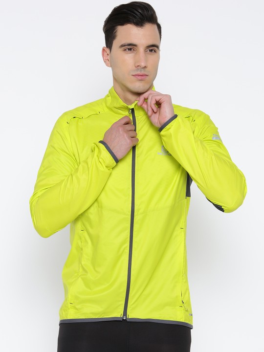 Buy Fluorescent Green Agile Active Fit Windcheater M Online at desertcartINDIA