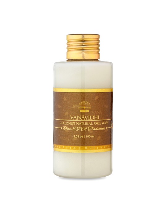 Unisex Brown Thai Spa Coconut Natural Face Wash