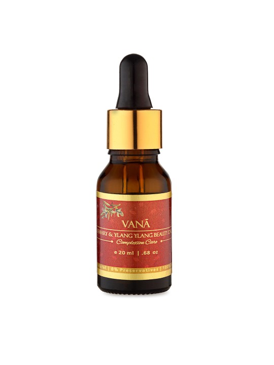 Unisex Brown Rosemary & Indonesian Ylang Ylang Beauty Drops
