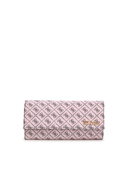 WOMEN MARKS Women Pink & Black Printed Purse Clutch