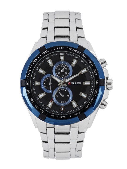 Men Black & Navy Analogue Watch CUR25