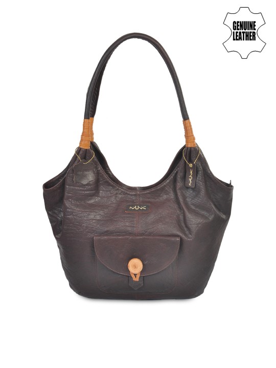 Brown Genuine Leather Shoulder Bag