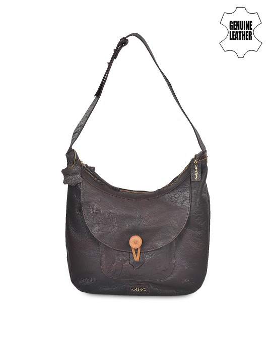 Brown Genuine Leather Shoulder Bag